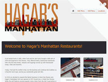 Tablet Screenshot of hagarsmanhattandeli.com